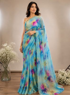 Half Satin Half Chiffons